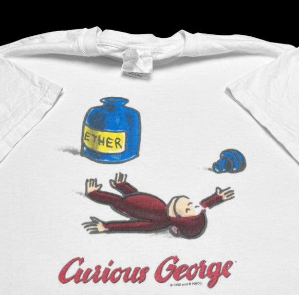 CURIOUS GEORGE WHITE TEE