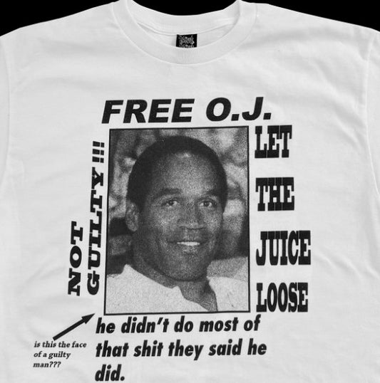 FREE OJ SHORT SLEEVE WHITE TEE